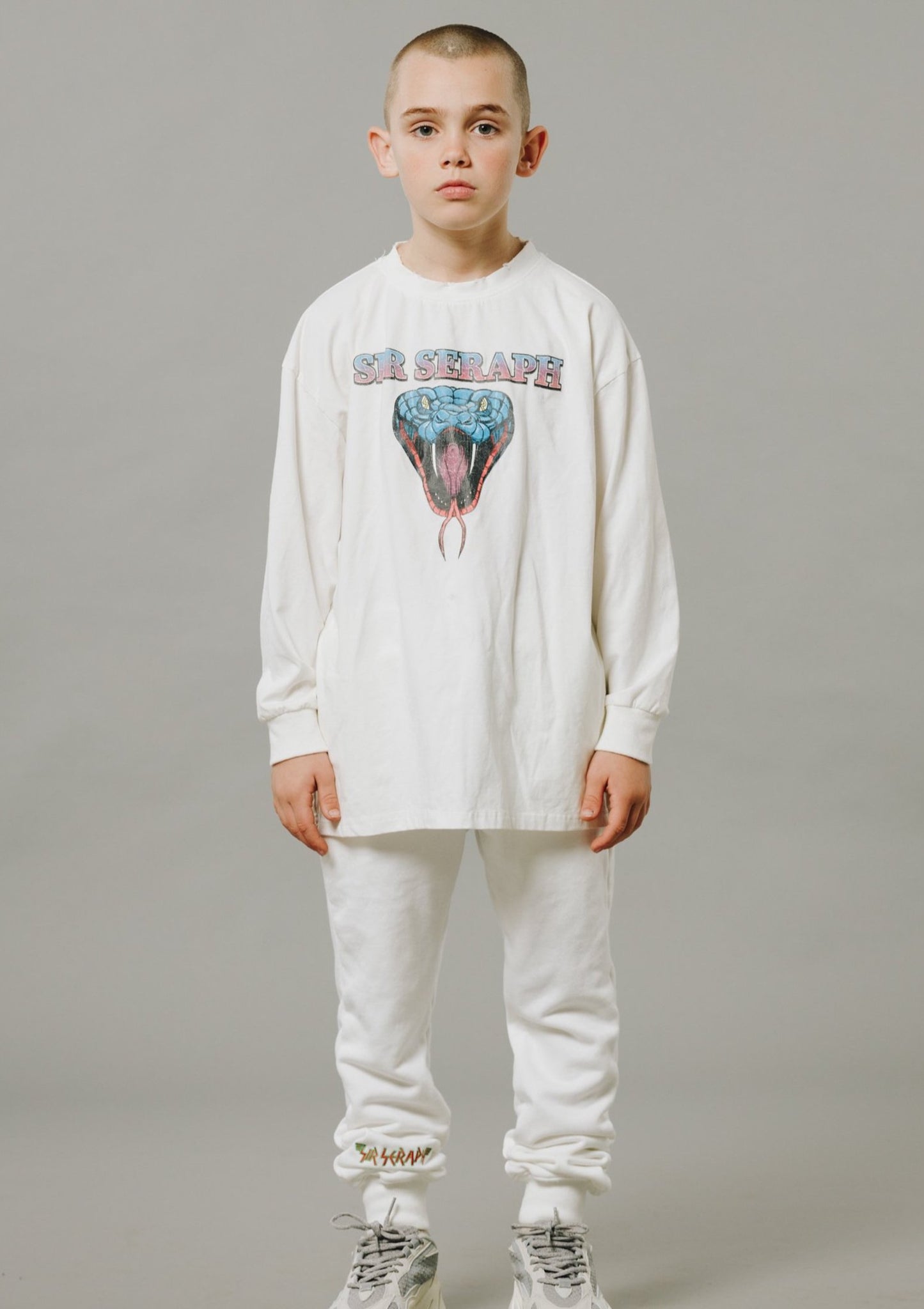 Sir Seraph 'SERPENT’ VINTAGE TEE - OFF WHITE