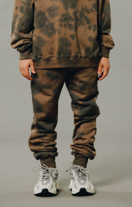 Sir Seraph tie dye trackpant brown