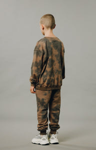 Sir Seraph tie dye trackpant brown