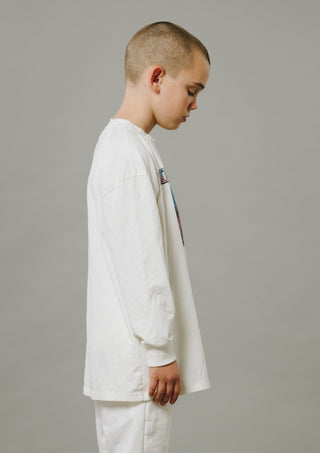 Sir Seraph 'SERPENT’ VINTAGE TEE - OFF WHITE